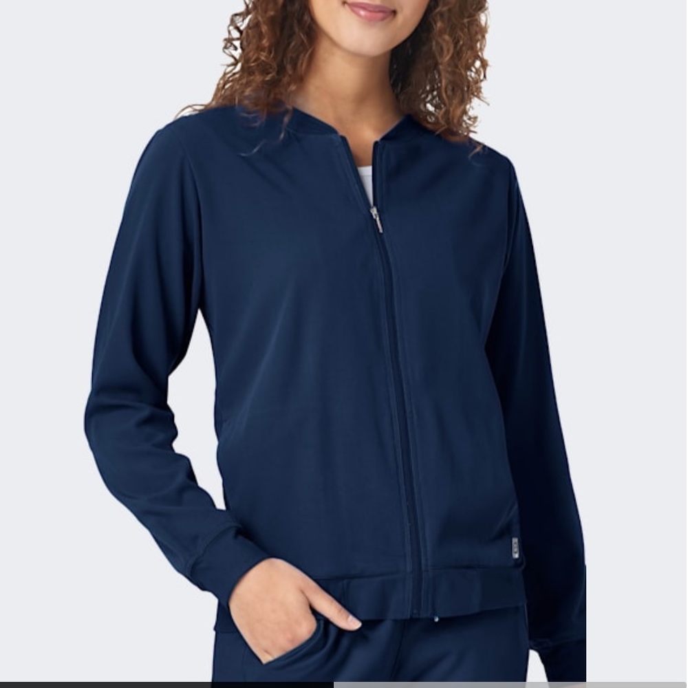 WonderWink Navy Blue Scrub Jacket